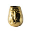 Gusta Gouden Vaas Met Gezicht H19,5cm
