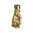 Gusta Theelichthouder Aap ø15x22,5cm Goud