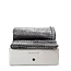 SAGAFORM Sagaform Leaf Fleece Plaid, Grijs