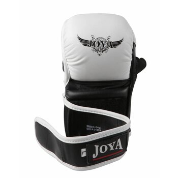 Joya MMA handschoenen "Match Grip" Leer Wit/zwart
