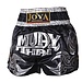Joya Kickboks broekje"Pro Thai" 23 Zwart met zilver