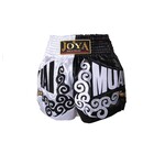 Joya Kickboks broekje"Pro Thai" 21 Wit/zwart
