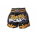 Joya Kickboks broekje"Pro Thai 29 Zwart met geel