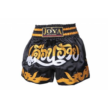 Joya Kickboks broekje"Pro Thai 29 Zwart met geel