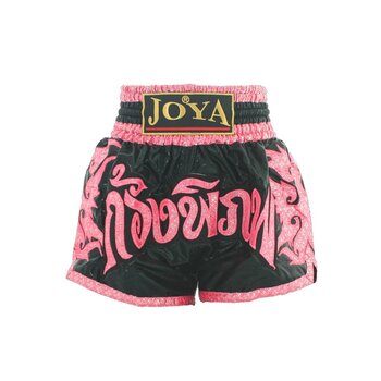 Joya Kickboks broekje "Thai Pro 36" Zwart met Roze