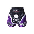 Kickboks broekje "Thai Pro" 34 Zwart met paars