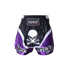 Kickboks broekje "Thai Pro" 34 Zwart met paars