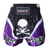 Kickboks broekje "Thai Pro" 34 Zwart met paars