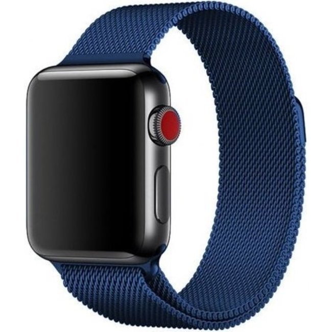 Marque 123watches Apple Watch Milanais bracelet - bleu
