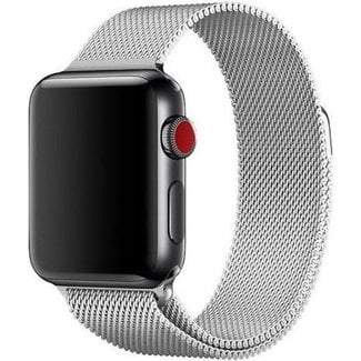 Marque 123watches Apple Watch milanese bracelet - argent