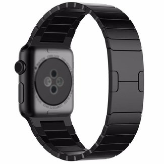 Marque 123watches Apple Watch lien en acier bracelet - noir