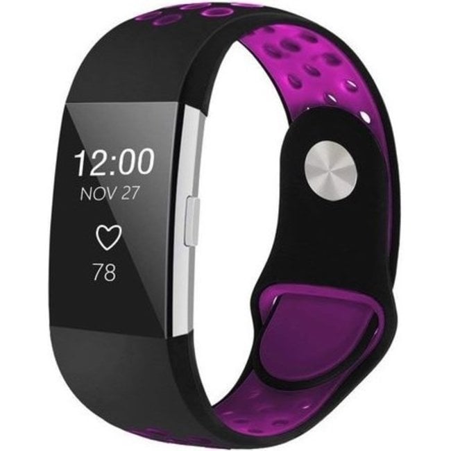Fitbit Charge 2 bracelet sportif  - noir violet