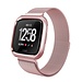 Marque 123watches Fitbit Versa milanese case bracelet - rose rouge