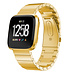 Marque 123watches Fitbit Versa bracelet de lien en acier - or