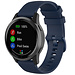 Marque 123watches Bracelet en boucle en silicone Samsung Galaxy Watch - bleu marin