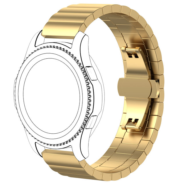 Bracelet lien en acier Samsung Galaxy Watch - or
