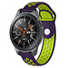 Marque 123watches Huawei Watch GT double bracelet en silicone - violet vert