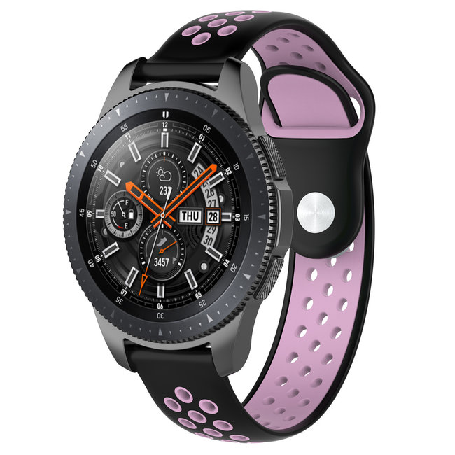 Huawei Watch GT double bracelet en silicone - noir rose
