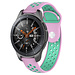 Marque 123watches Polar Ignite double bracelet en silicone - rosa blaugrün