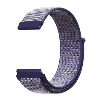 Marque 123watches Bracelet Sport en Nylon pour Polar Vantage M / Grit X - Bleu Nuit