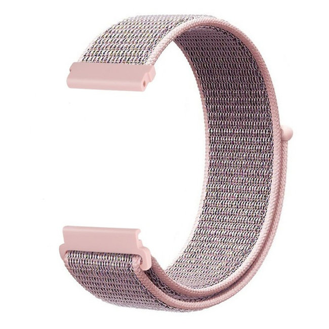 Marque 123watches Bracelet Sport en Nylon pour Polar Ignite - sable rose