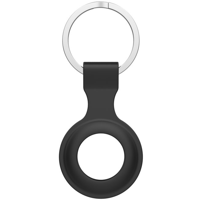 Marque 123watches AirTag silicone bague porte-clés - noir