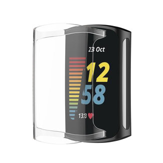 Marque 123watches Fitbit Charge 5 Étui souple - transparent
