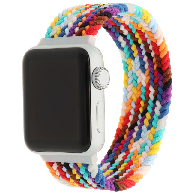 Apple Watch solo tressé bracelet - coloré lumineux