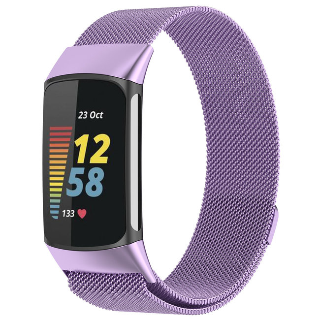 Fitbit Charge 5 milanaise bracelet - violet
