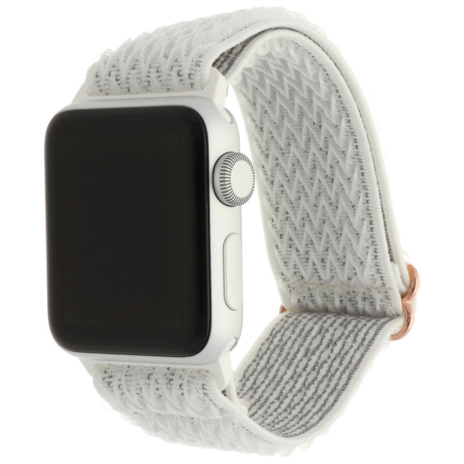Apple Watch nylon solo bracelet - blanc