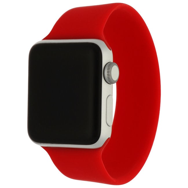 Marque 123watches Apple Watch sport solo loop bracelet - rouge
