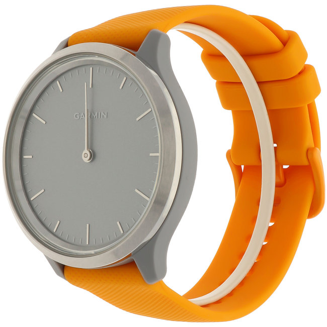 Marque 123watches Bracelet à boucle en silicone Garmin Vivoactive / Vivomove - orange