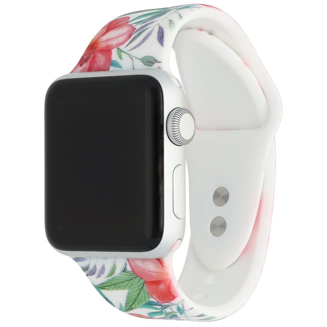 Bracelet de sport imprimé Apple Watch - tropical