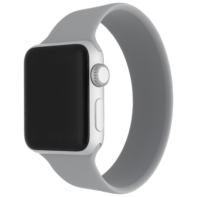 Marque 123watches Apple Watch sport solo loop bracelet - gris