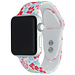 Marque 123watches Bracelet de sport imprimé Apple Watch - fleurs multi