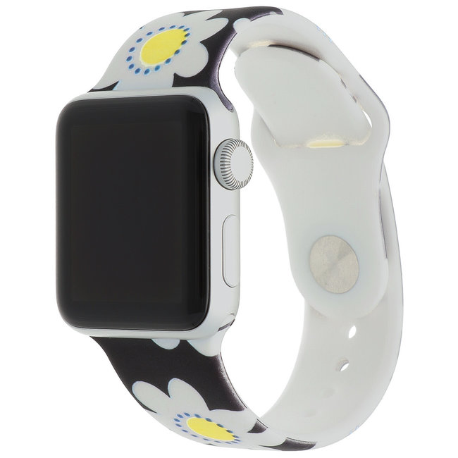Marque 123watches Bracelet de sport imprimé Apple Watch - marguerite