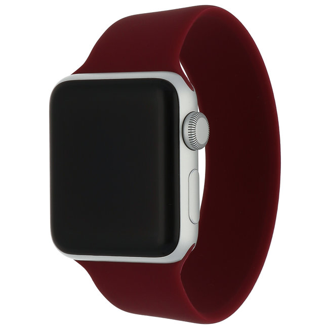 Apple Watch sport solo loop bracelet - vin rouge