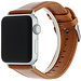 Marque 123watches Apple Watch bracelet en cuir véritable - marron clair