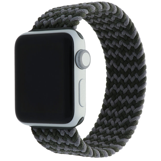 Marque 123watches Apple Watch solo tressé bracelet - vert gris