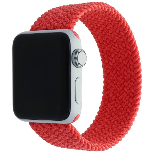 Apple Watch solo tressé bracelet - orange électrique
