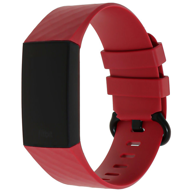 Fitbit Charge 3 & 4 bracelet de gaufres sport - rouge