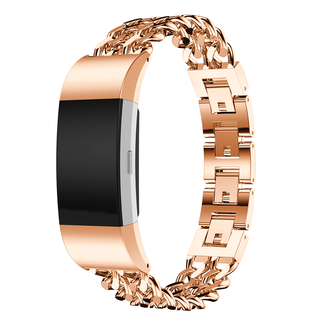 Marque 123watches Fitbit Charge 2 cowboy échantillons lien bracelet - or rose