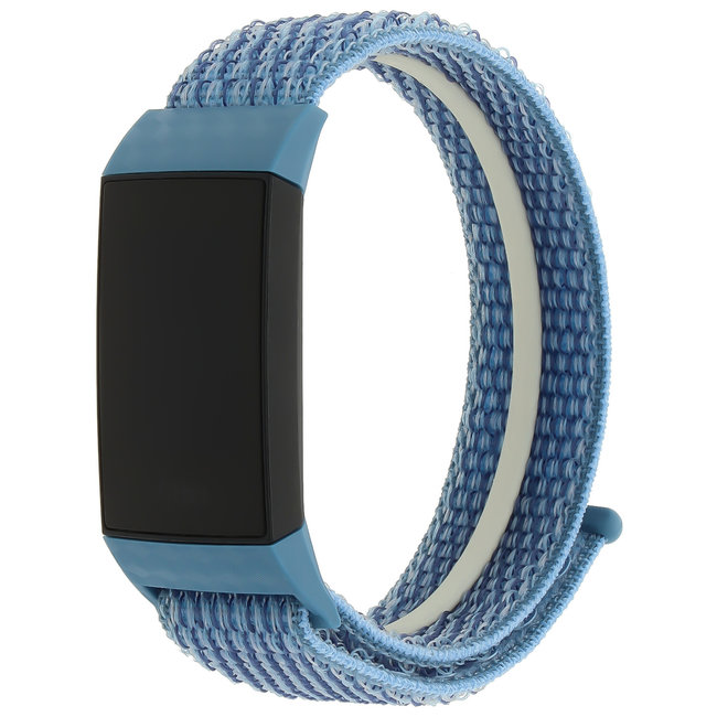 Fitbit Charge 3 & 4 nylon sport bracelet - cape bleu