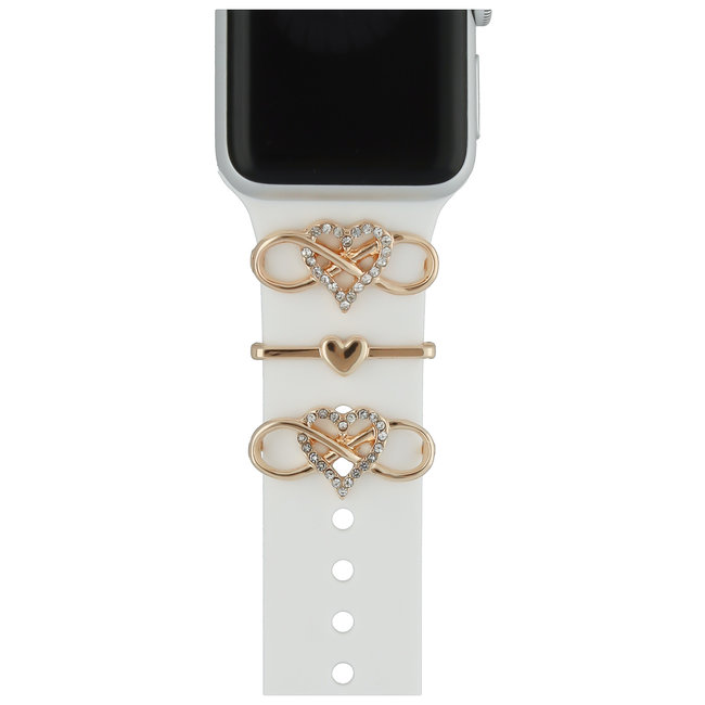 Apple Watch bijoux cœur - or