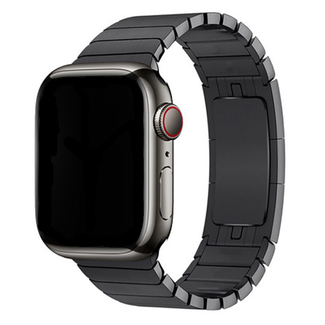 Marque 123watches Apple Watch lien en acier bracelet - noir
