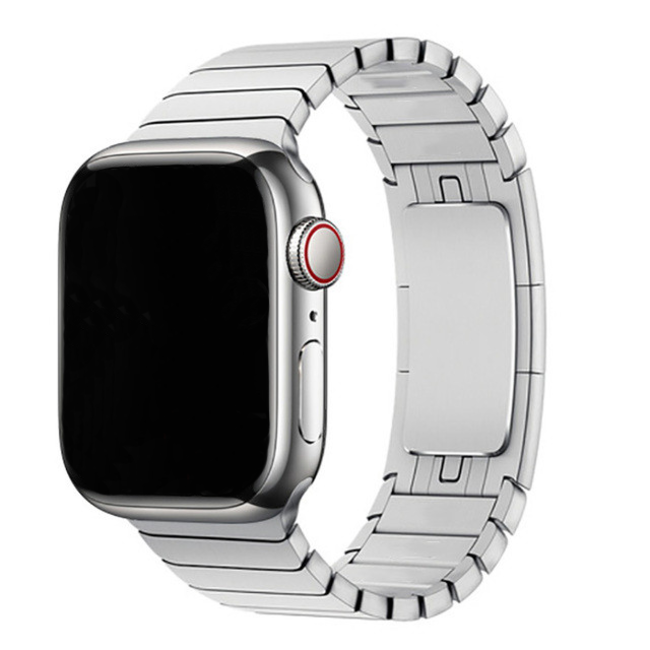 Marque 123watches Apple Watch lien en acier bracelet - d'argent