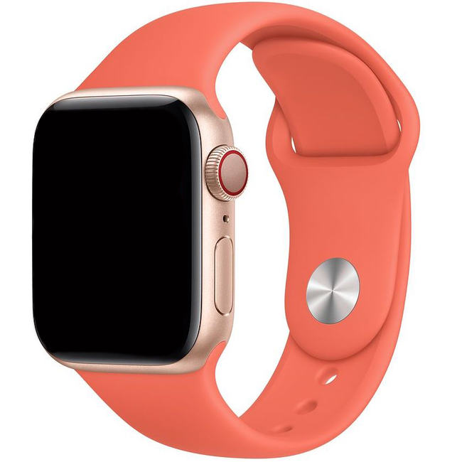Marque 123watches Apple Watch sport bracelet - clementine