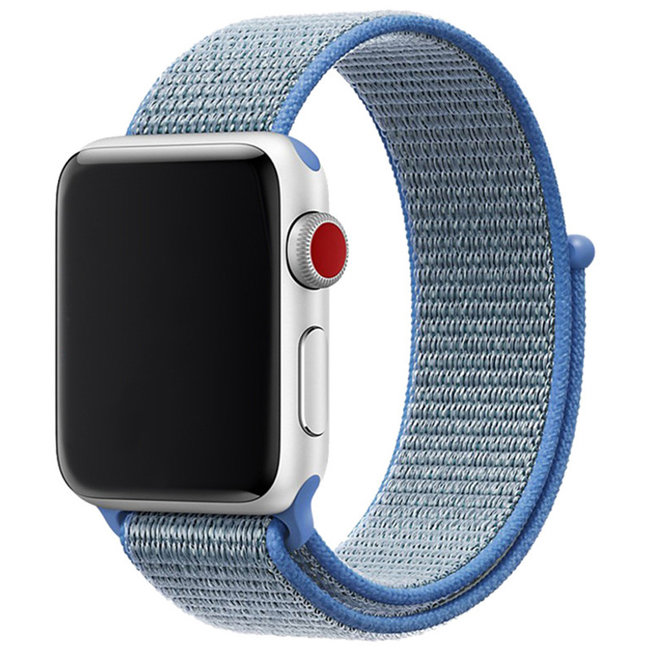 Marque 123watches Apple Watch nylon sport loop bracelet -  bleu