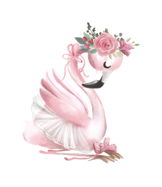 PREMIUMVINYLS Flamingo baby
