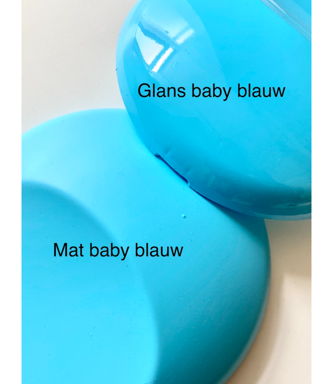 Mat baby blauwe wrapfolie